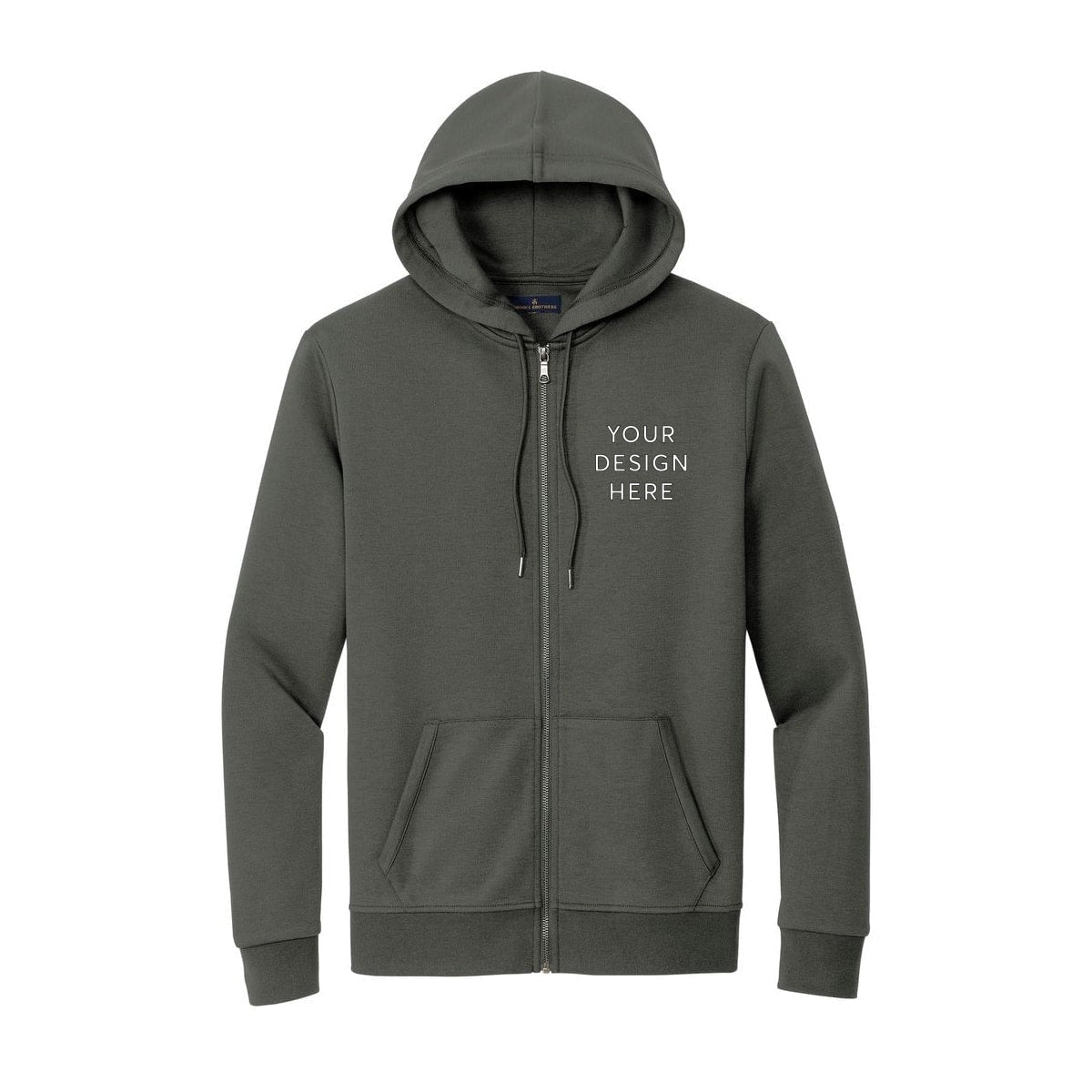 Men's Brooks Brothers® Double-Knit Full-Zip Hoodie