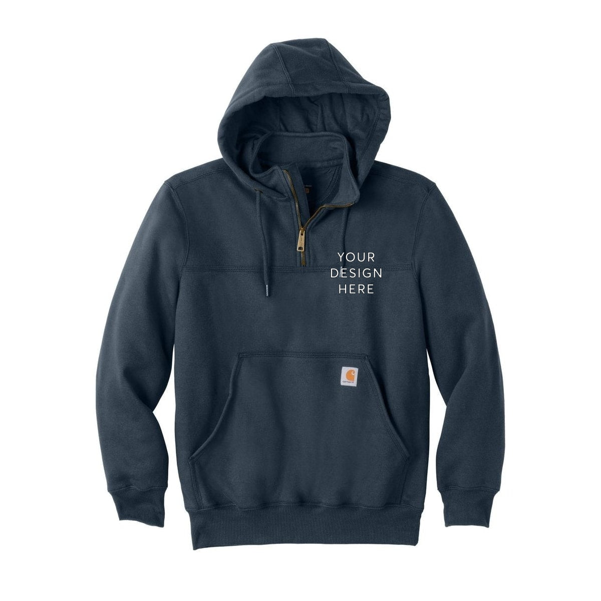 Carhartt Rain Defender Paxton Heavyweight Hooded Zip Mock Sweatshirt