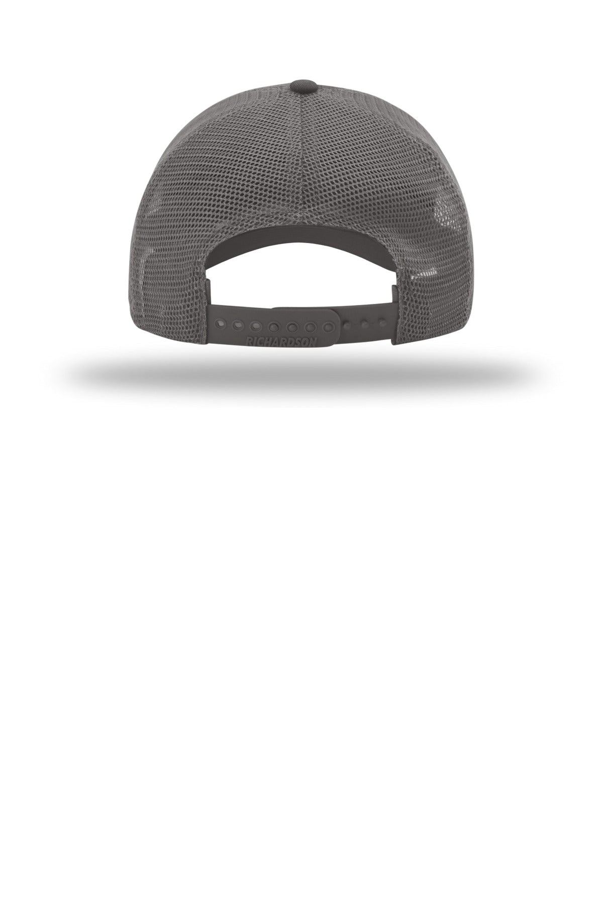 Richardson Garment Washed Trucker Cap 111 — Charcoal (Back)