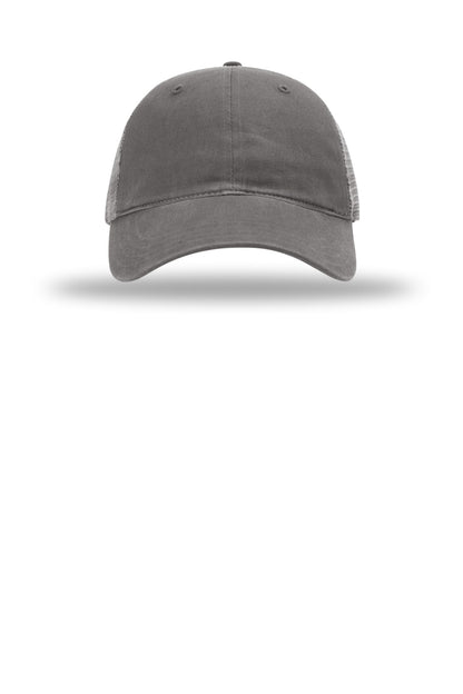 Richardson Garment Washed Trucker Cap 111 — Charcoal
