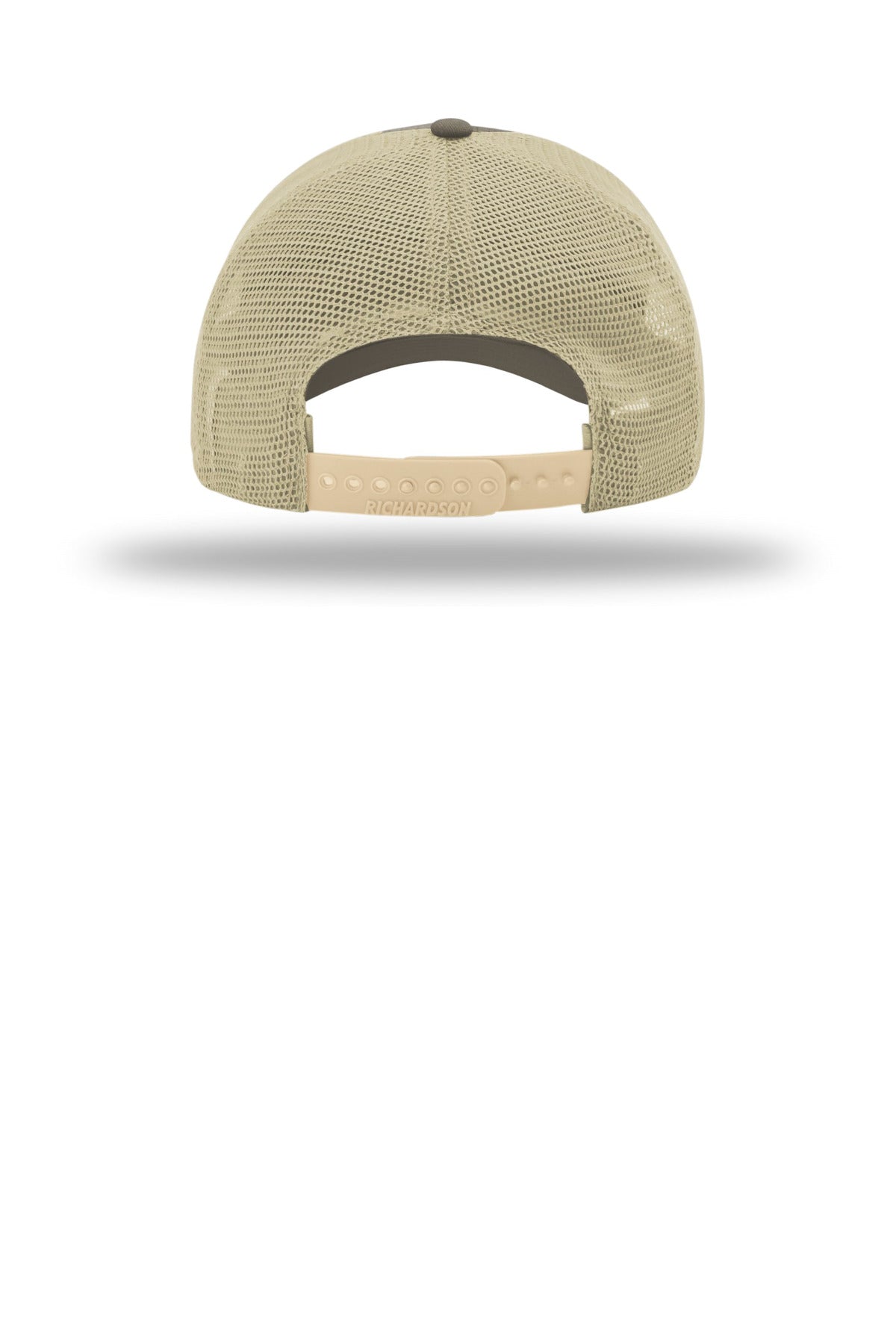 Richardson Garment Washed Trucker Cap 111 — Driftwood/ Khaki (Back)