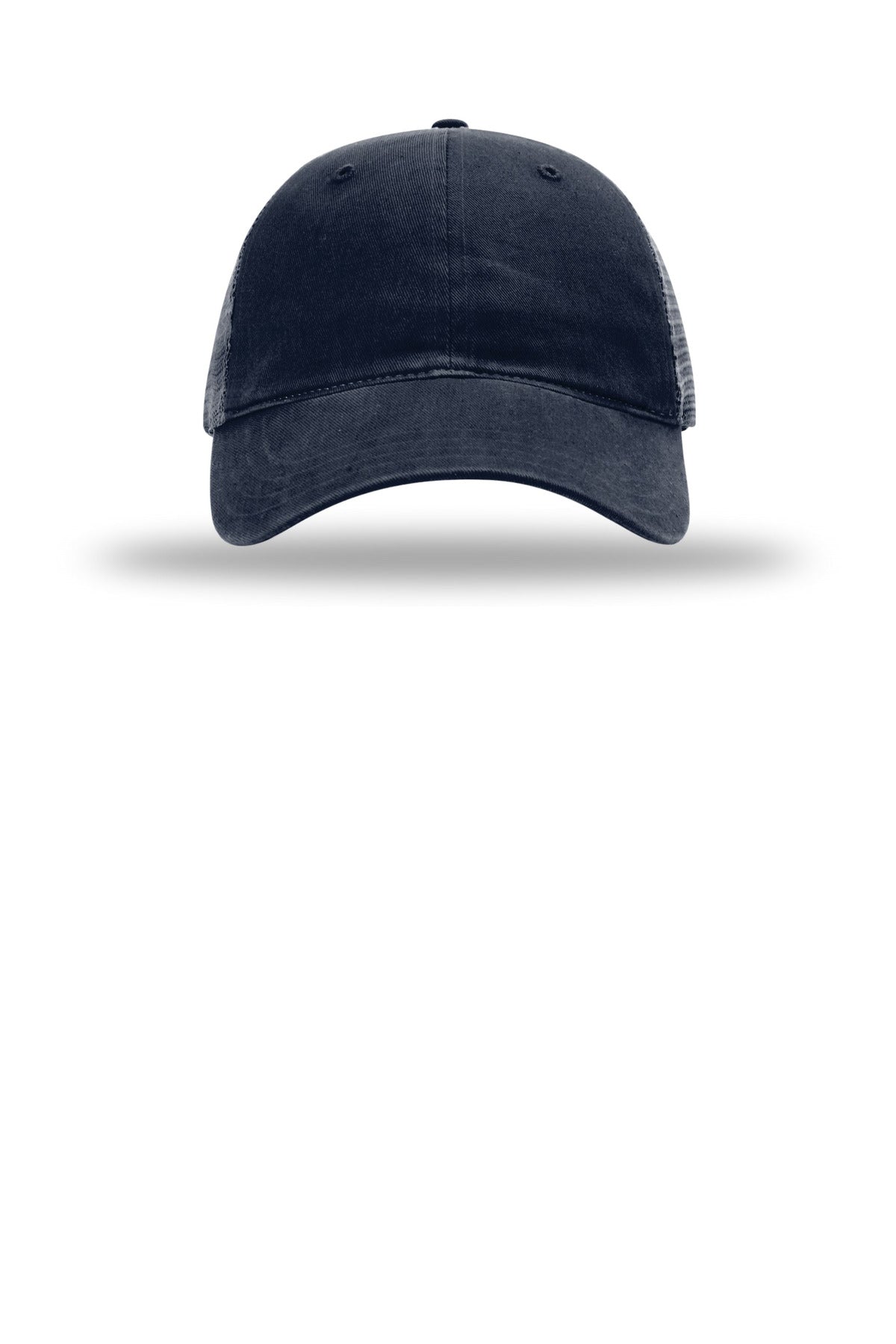 Richardson Garment Washed Trucker Cap 111 — Navy