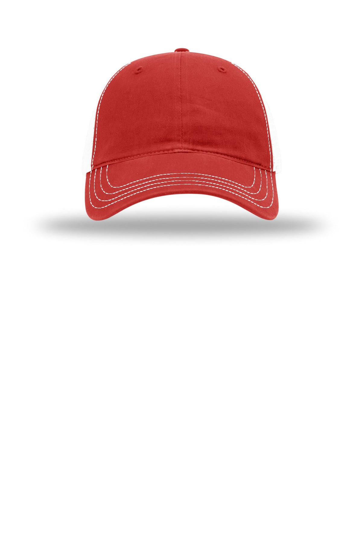 Richardson Garment Washed Trucker Cap 111 — Red/ White