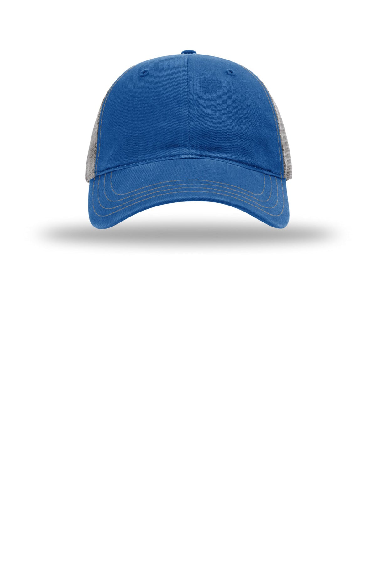 Richardson Garment Washed Trucker Cap 111 — Royal/ Charcoal