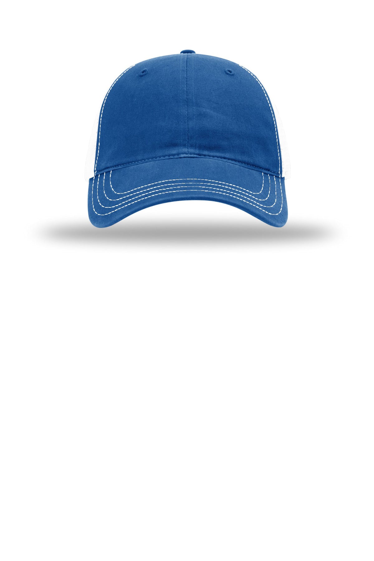 Richardson Garment Washed Trucker Cap 111 — Royal/ White