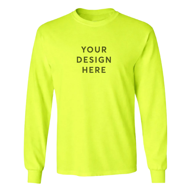 Long sleeve high-visibility safety shirt