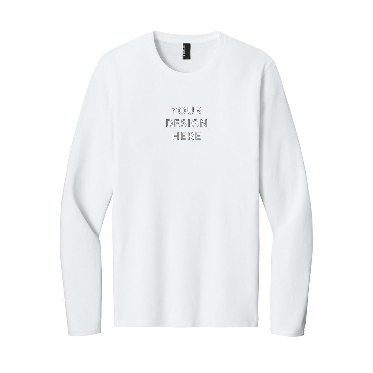 Port & Co™ Easy Cotton Long Sleeve Tee