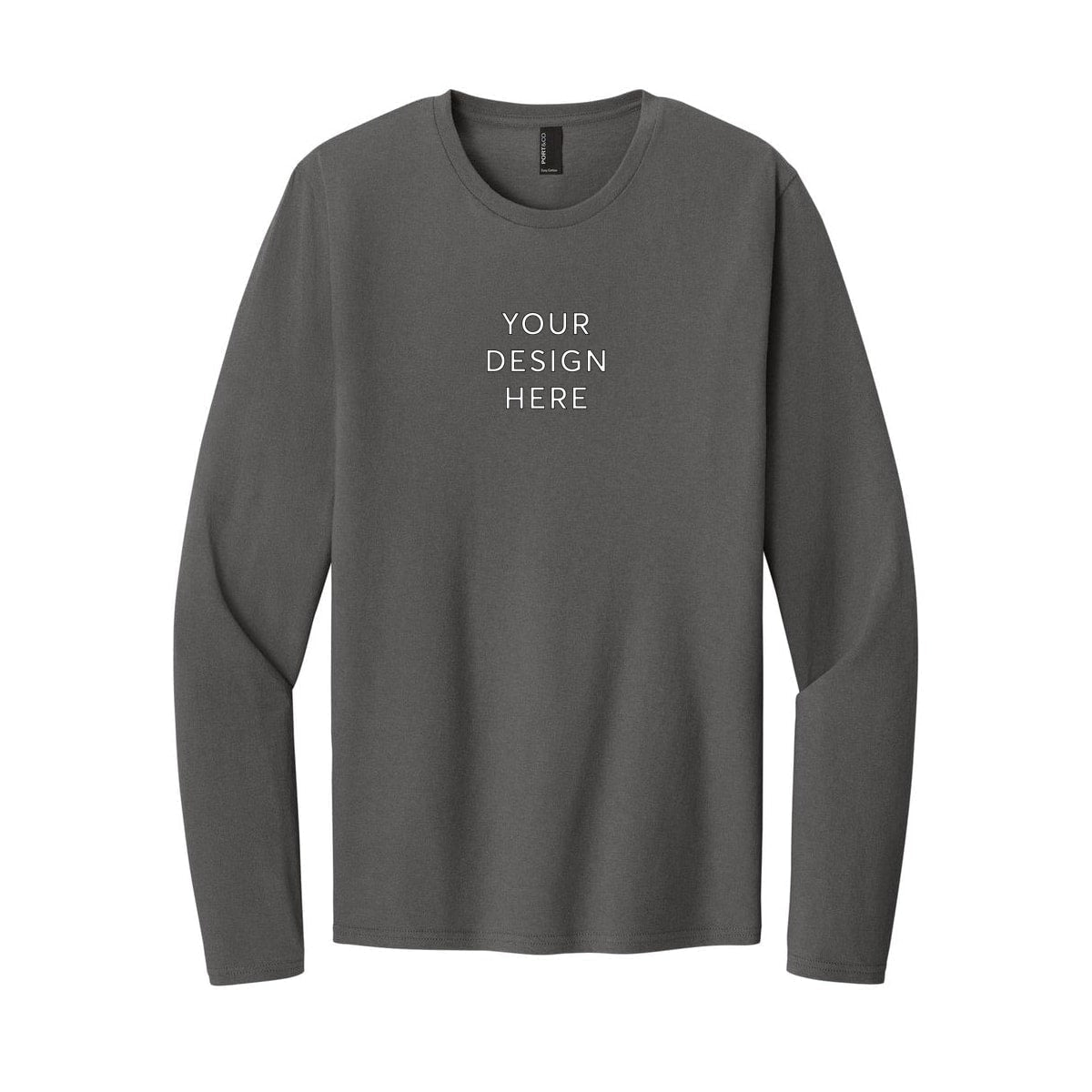 Port & Co™ Easy Cotton Long Sleeve Tee
