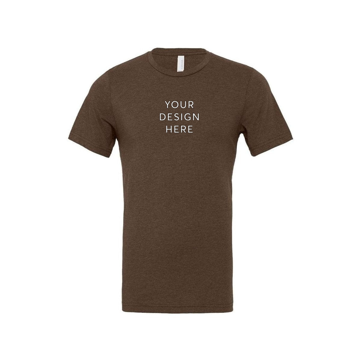 BELLA+CANVAS Unisex Heather Jersey Short Sleeve Tee