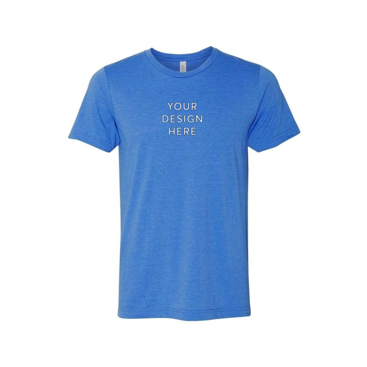 BELLA+CANVAS Unisex Heather Jersey Short Sleeve Tee
