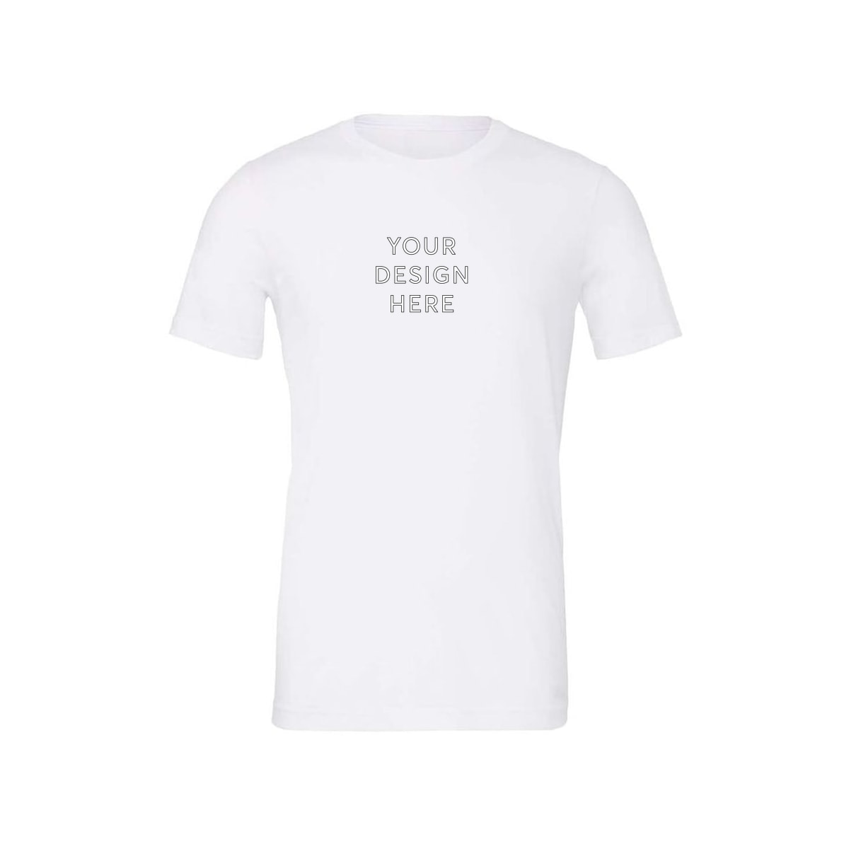 BELLA+CANVAS Unisex Heather Jersey Short Sleeve Tee