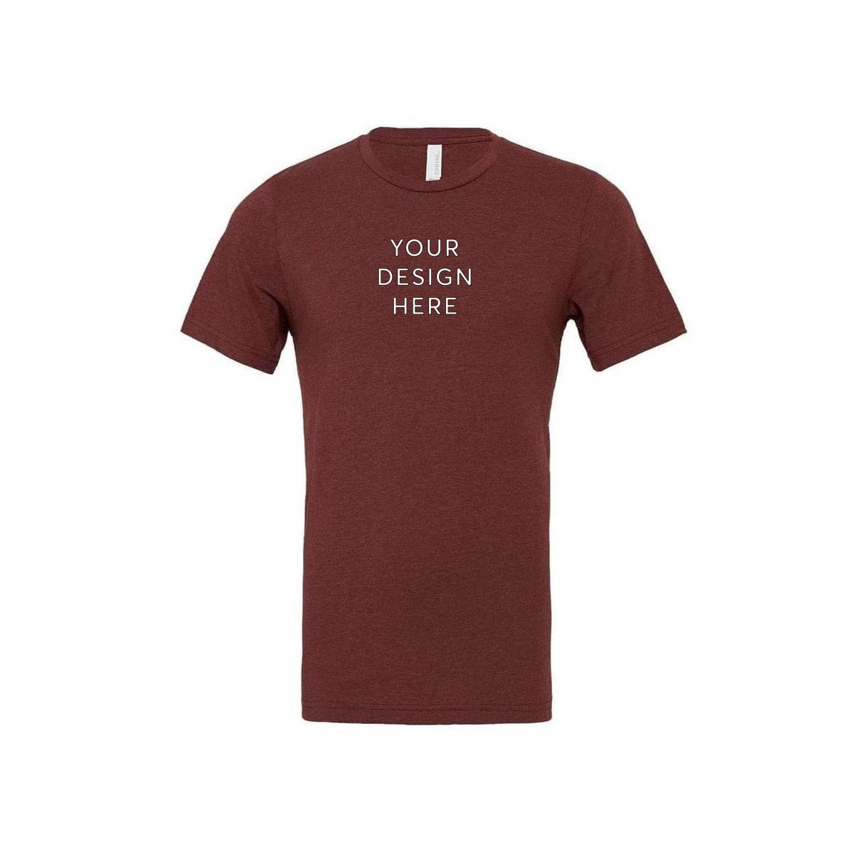 BELLA+CANVAS Unisex Heather Jersey Short Sleeve Tee