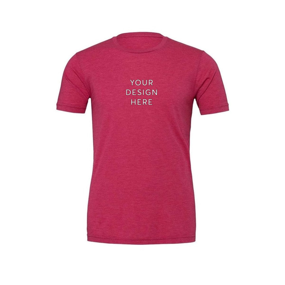 BELLA+CANVAS Unisex Heather Jersey Short Sleeve Tee