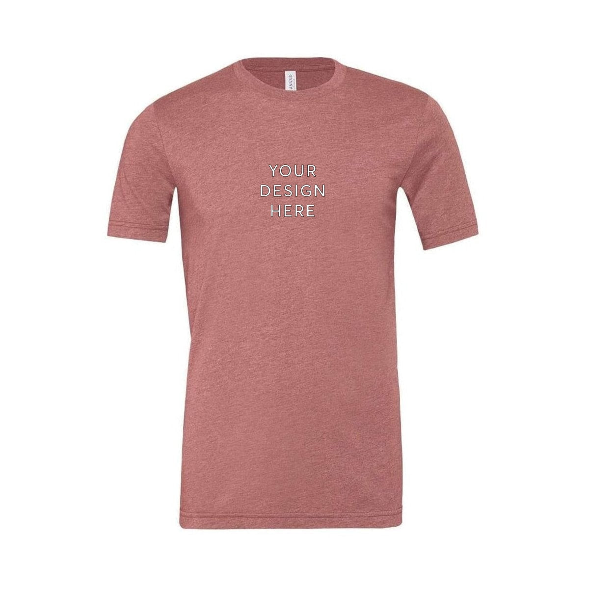 BELLA+CANVAS Unisex Heather Jersey Short Sleeve Tee