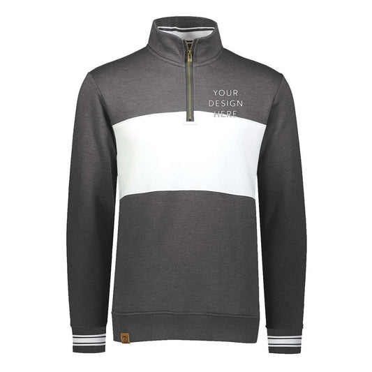 Ivy League Fleece Colorblocked Quarter-Zip Sweatshirt