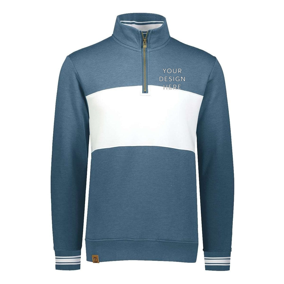 Ivy League Fleece Colorblocked Quarter-Zip Sweatshirt