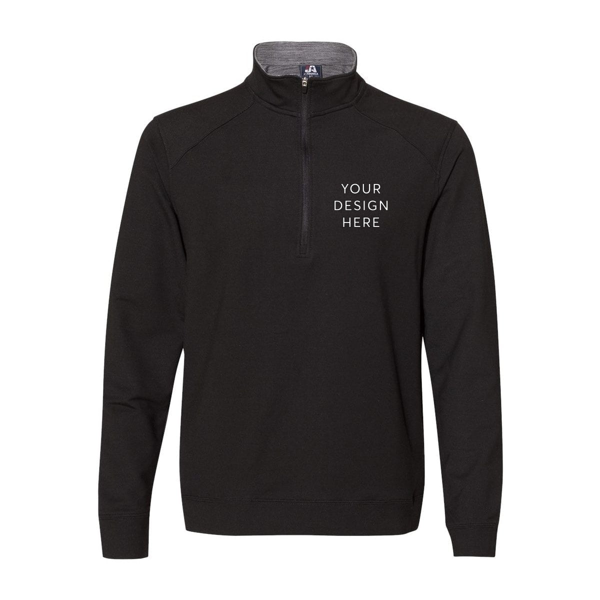 Omega Stretch Terry Quarter-Zip Pullover