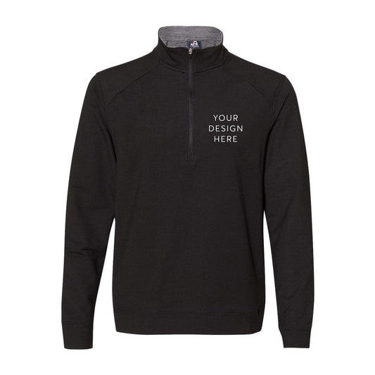 Omega Stretch Terry Quarter-Zip Pullover