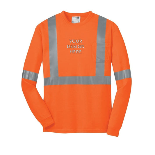CornerStone ANSI 107 Class 2 Long Sleeve Safety T-Shirt