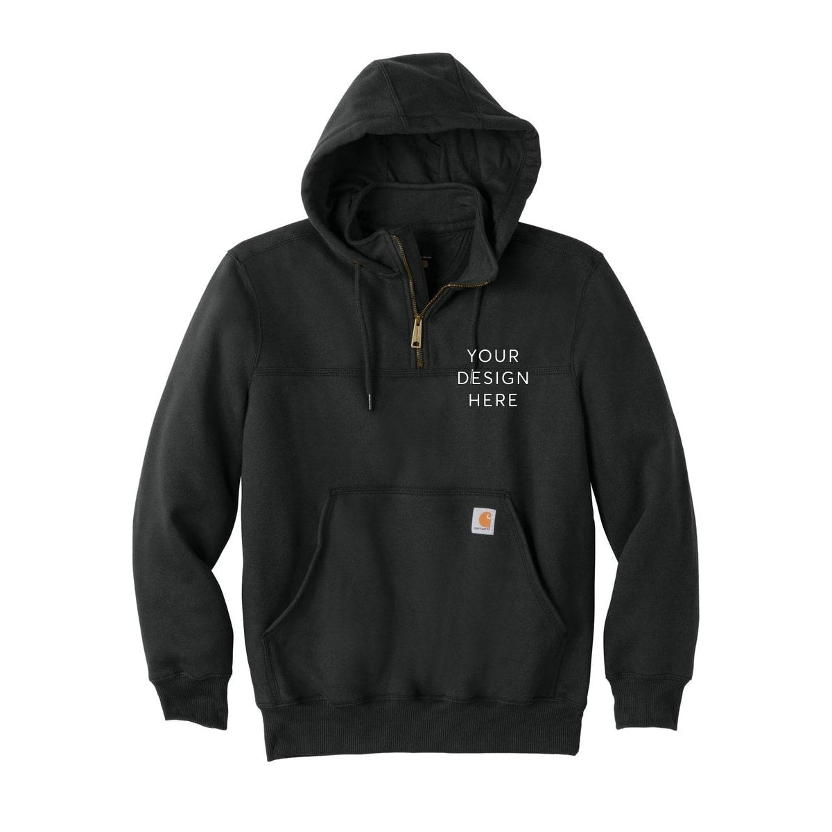 Carhartt Rain Defender Paxton Heavyweight Hooded Zip Mock Sweatshirt