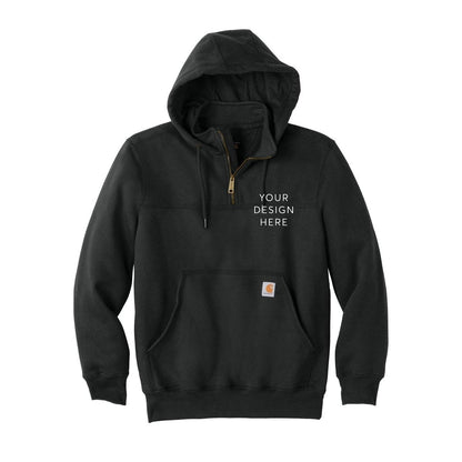 Carhartt Rain Defender Paxton Heavyweight Hooded Zip Mock Sweatshirt