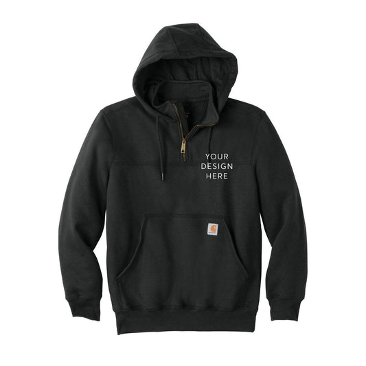 Carhartt Rain Defender Paxton Heavyweight Hooded Zip Mock Sweatshirt