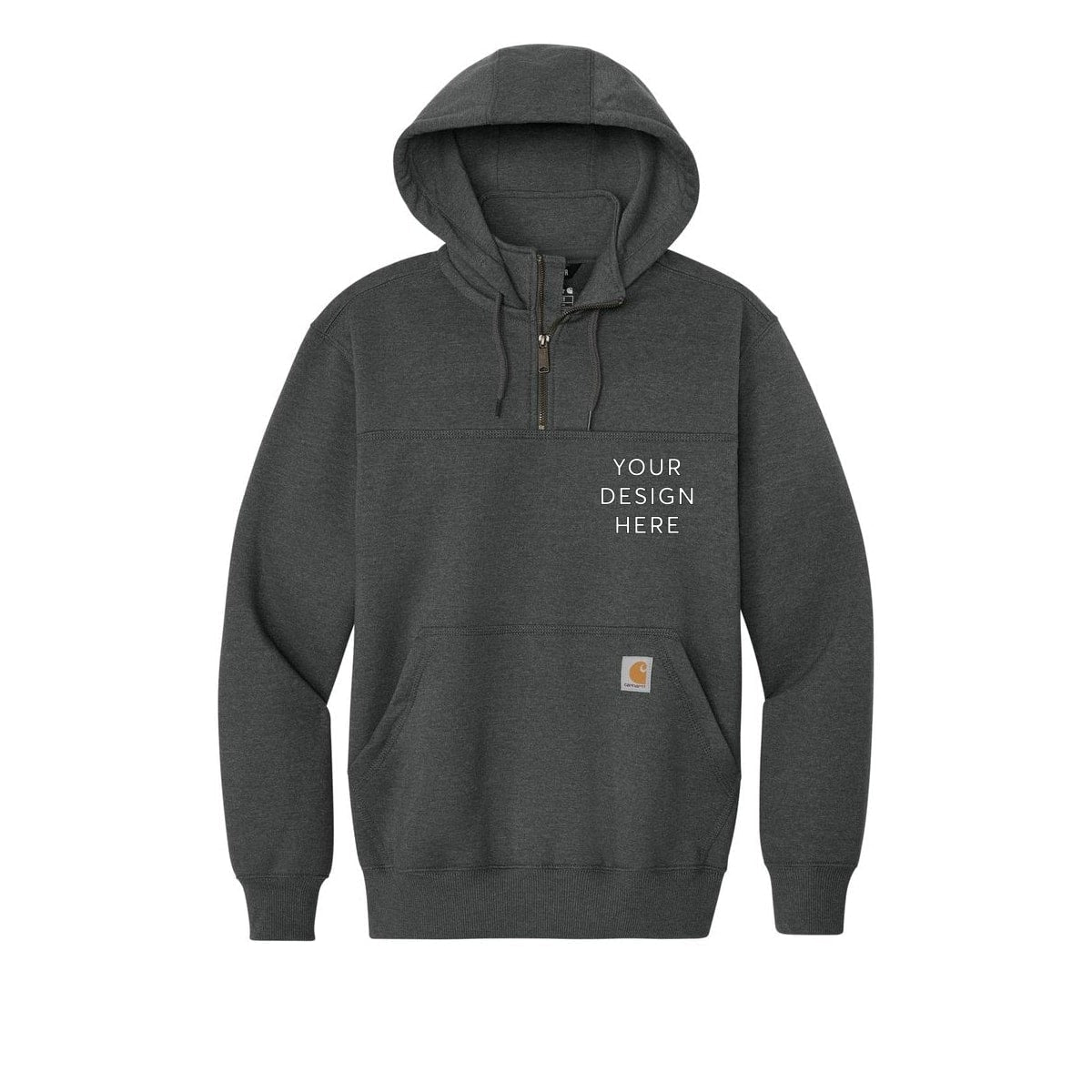 Carhartt Rain Defender Paxton Heavyweight Hooded Zip Mock Sweatshirt