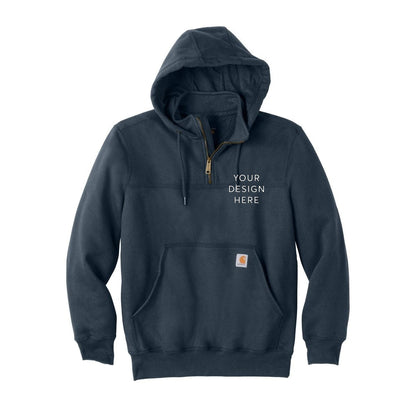 Carhartt Rain Defender Paxton Heavyweight Hooded Zip Mock Sweatshirt