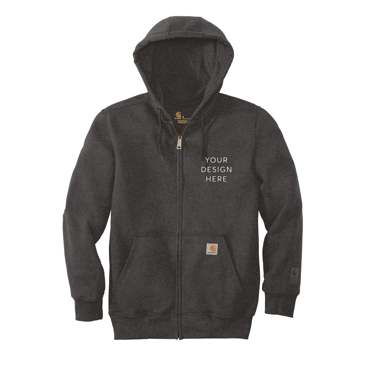 Carhartt Rain Defender Paxton Heavyweight Hooded Zip-Front Sweatshirt