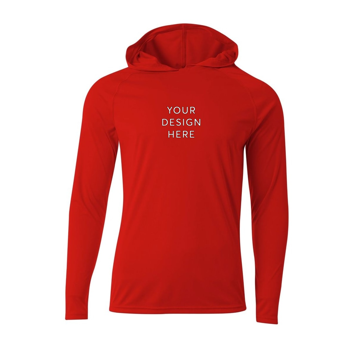A4 Cooling Performance Long Sleeve Hooded Tee