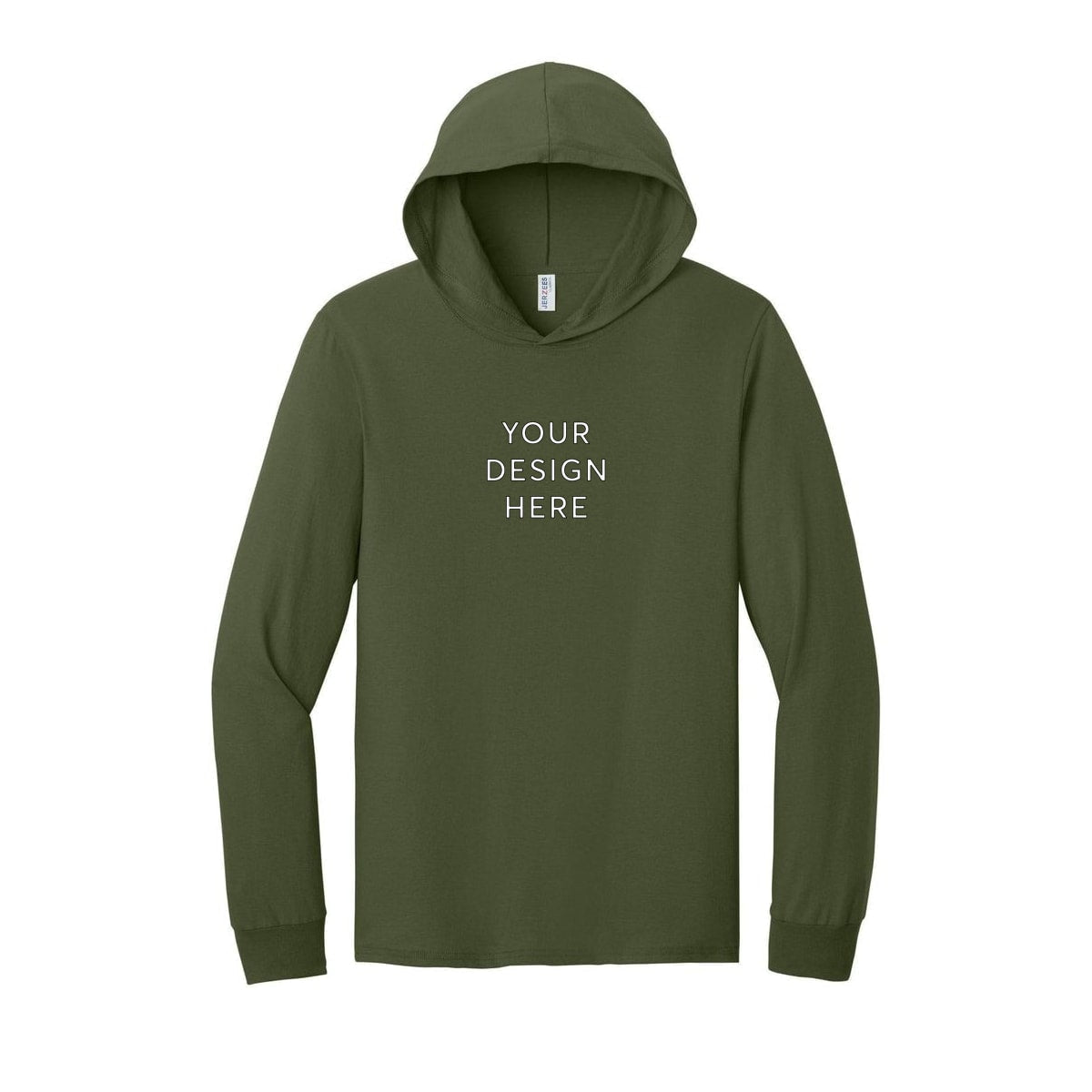 Jerzees Classics Unisex Cotton Long Sleeve Hooded T-Shirt