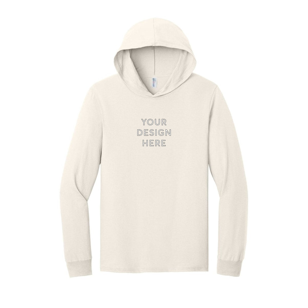 Jerzees Classics Unisex Cotton Long Sleeve Hooded T-Shirt
