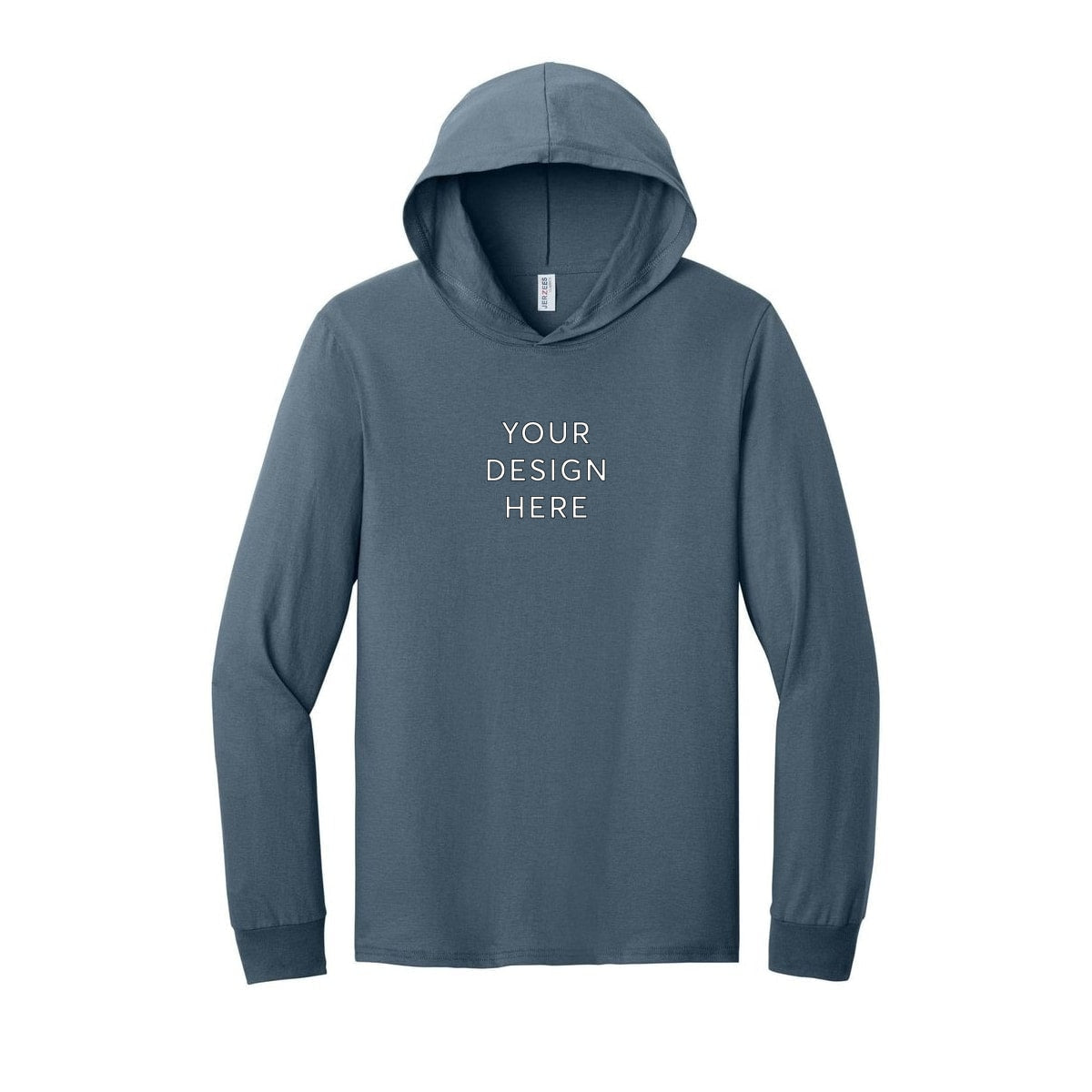 Jerzees Classics Unisex Cotton Long Sleeve Hooded T-Shirt