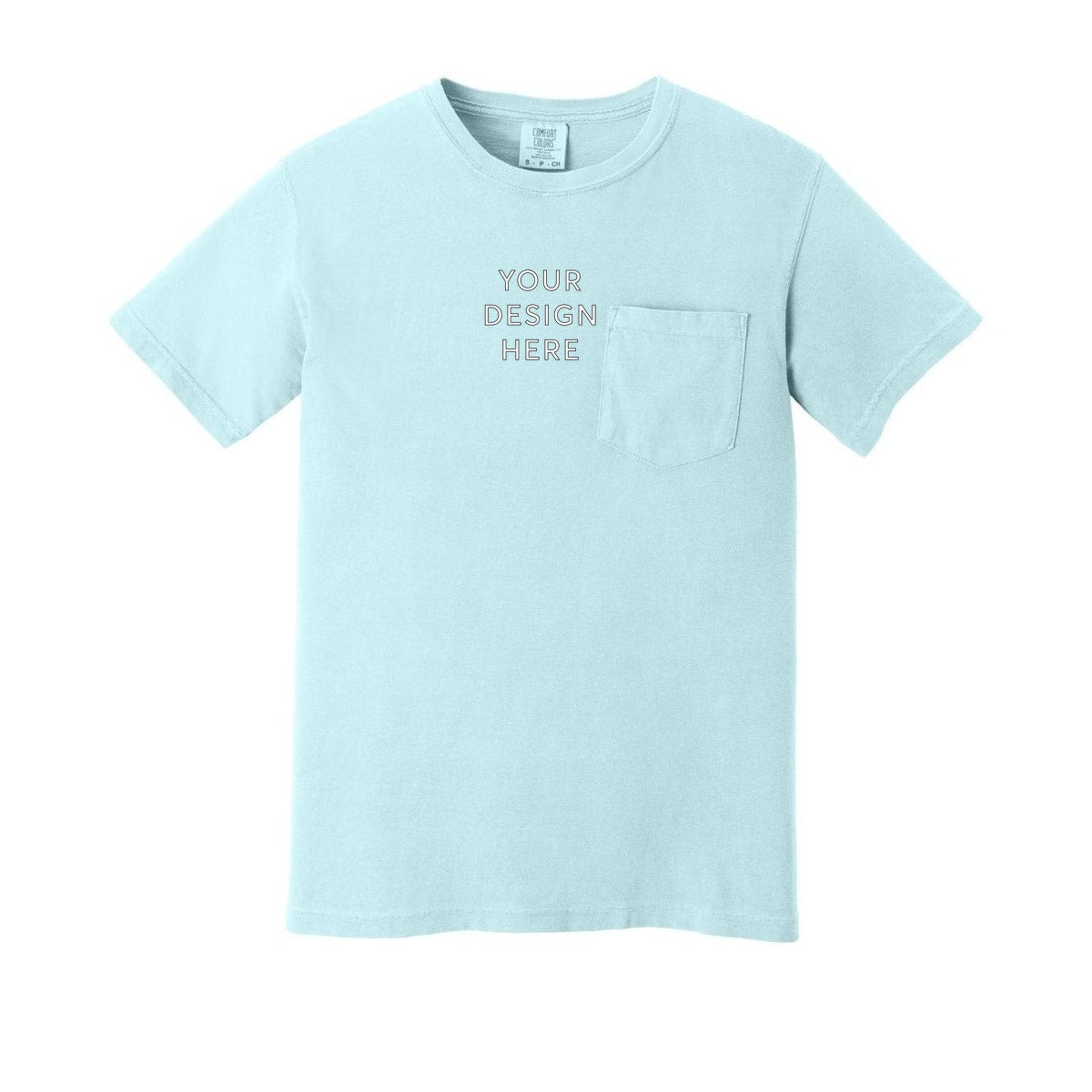 COMFORT COLORS Heavyweight Ring Spun Pocket Tee