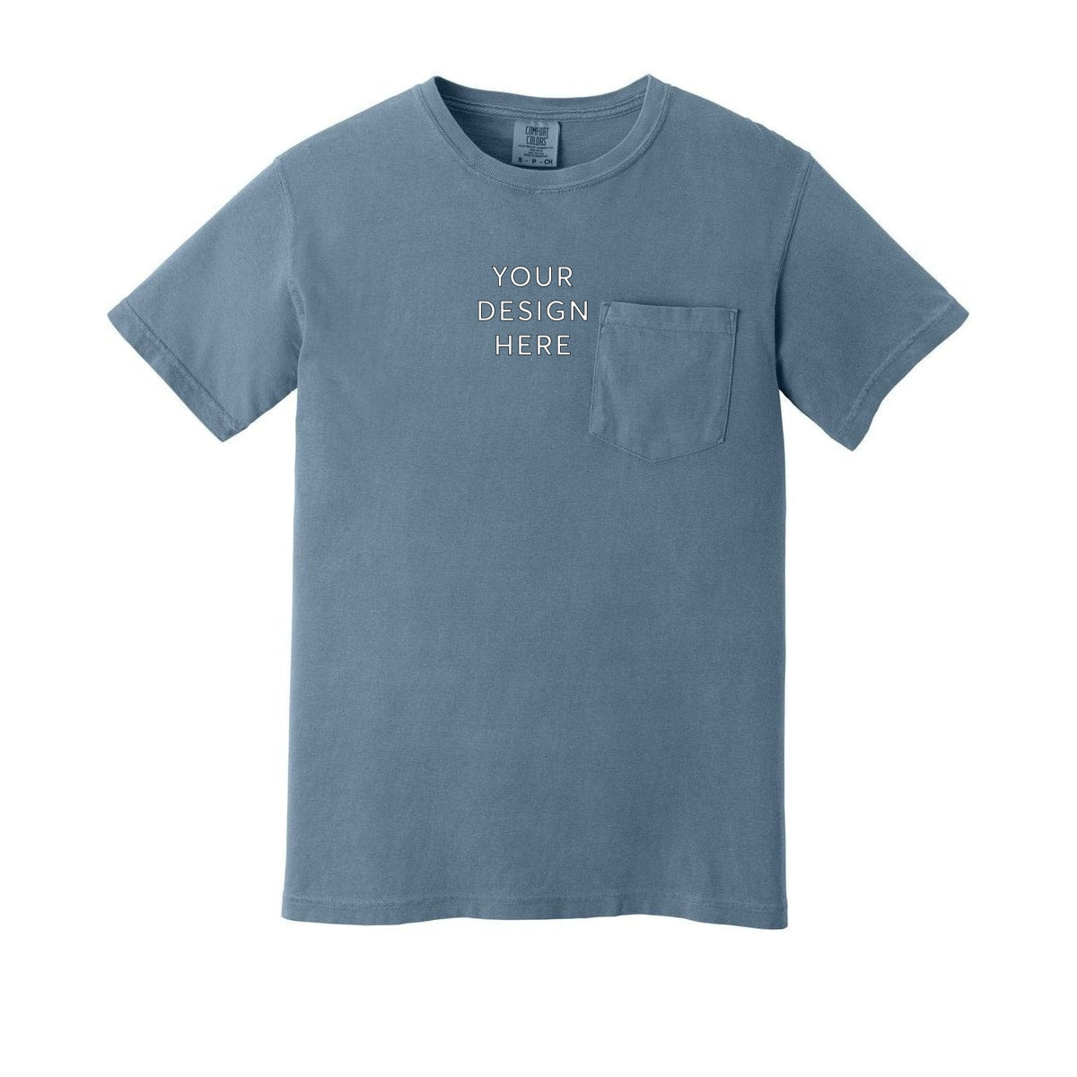 COMFORT COLORS Heavyweight Ring Spun Pocket Tee