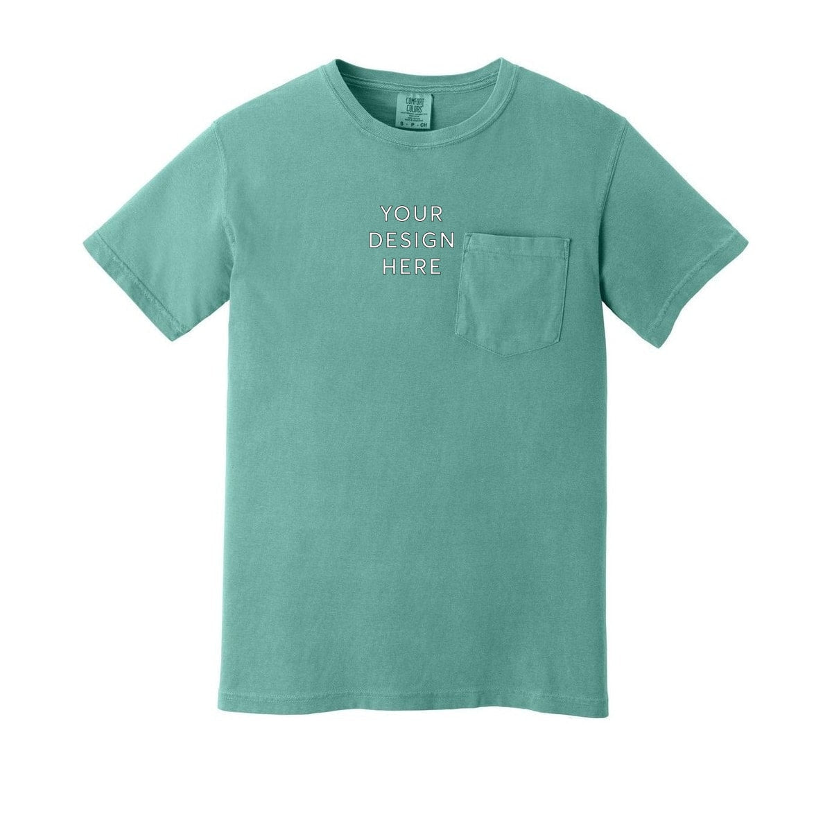 COMFORT COLORS Heavyweight Ring Spun Pocket Tee