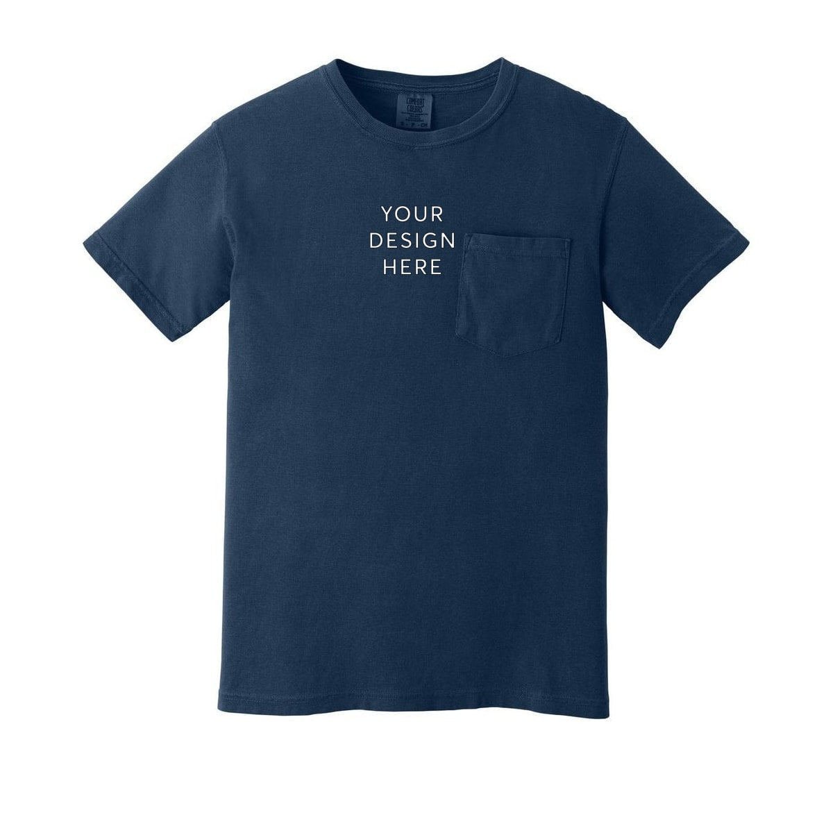 COMFORT COLORS Heavyweight Ring Spun Pocket Tee