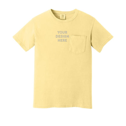 COMFORT COLORS Heavyweight Ring Spun Pocket Tee