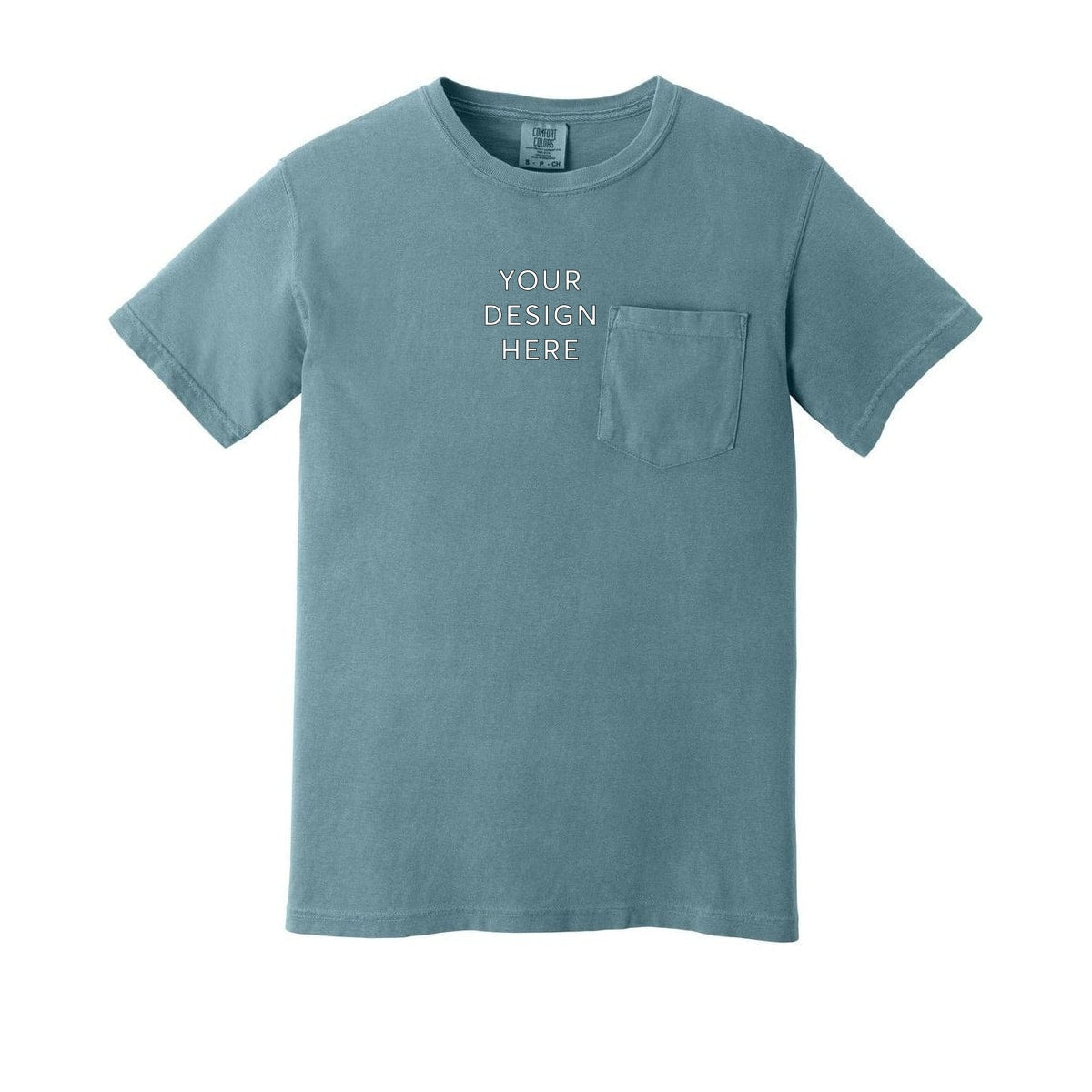 COMFORT COLORS Heavyweight Ring Spun Pocket Tee