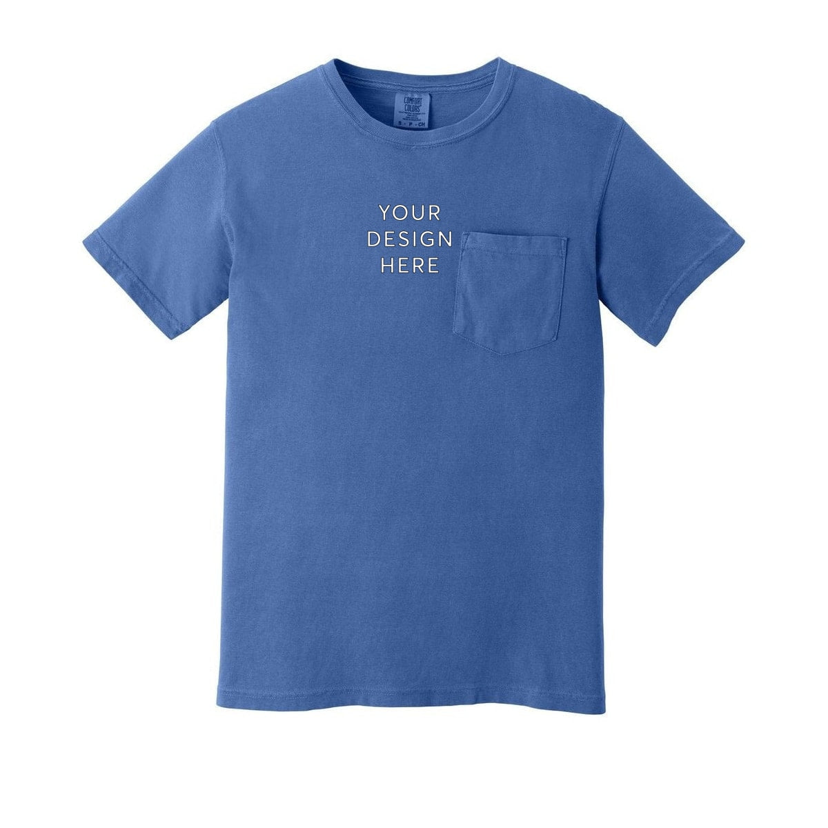 COMFORT COLORS Heavyweight Ring Spun Pocket Tee