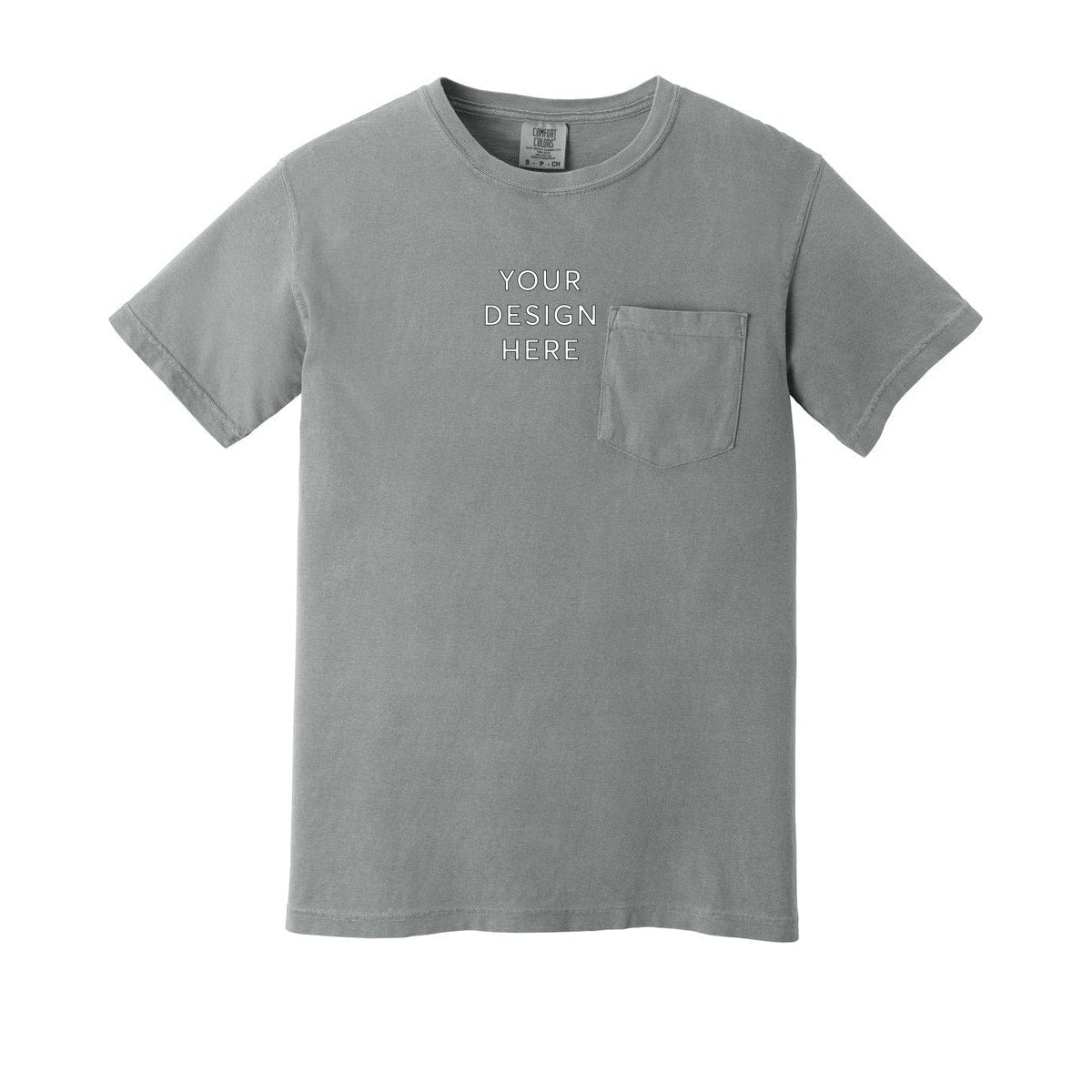 COMFORT COLORS Heavyweight Ring Spun Pocket Tee