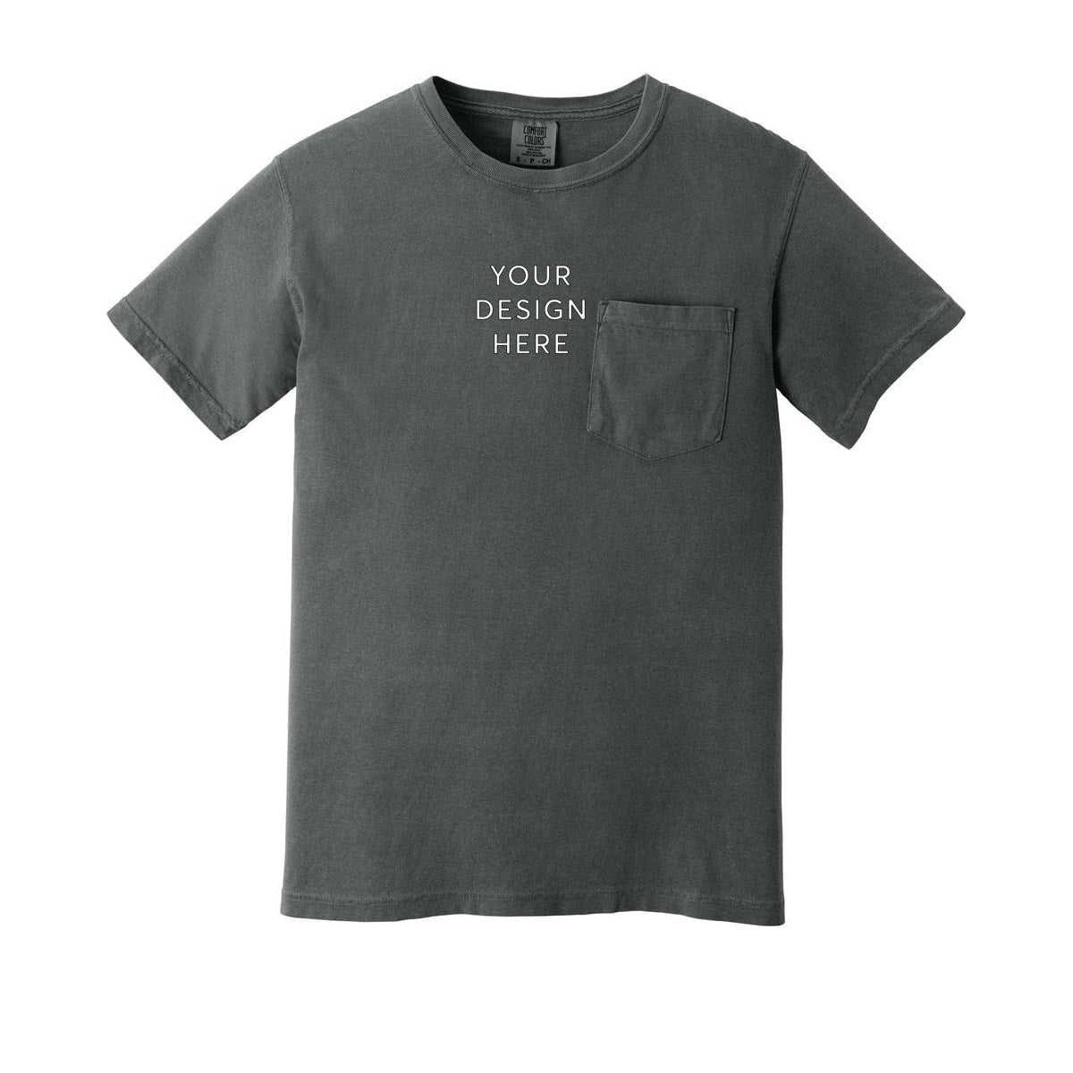 COMFORT COLORS Heavyweight Ring Spun Pocket Tee