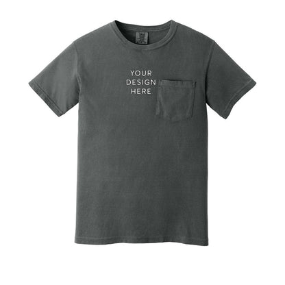 COMFORT COLORS Heavyweight Ring Spun Pocket Tee