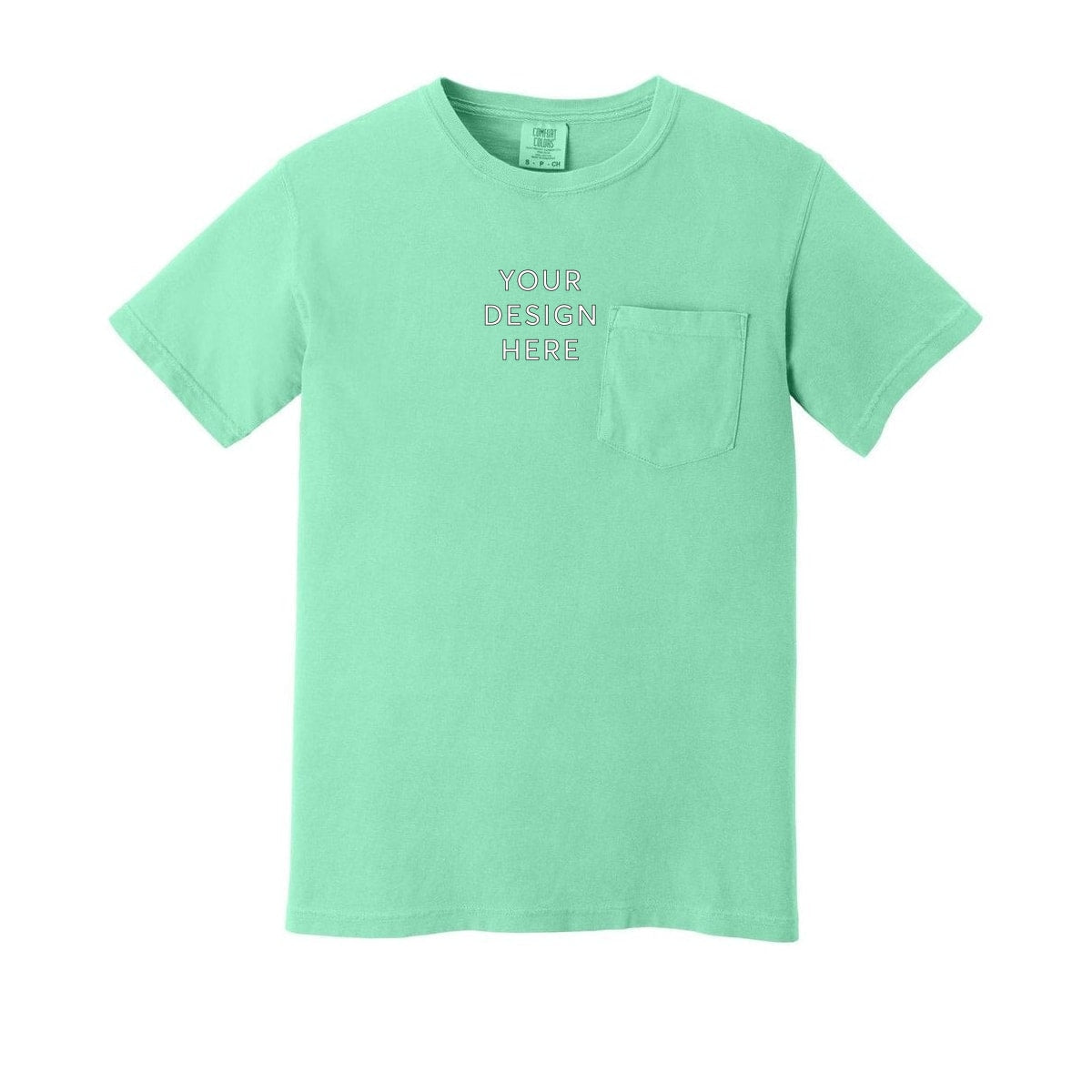 COMFORT COLORS Heavyweight Ring Spun Pocket Tee