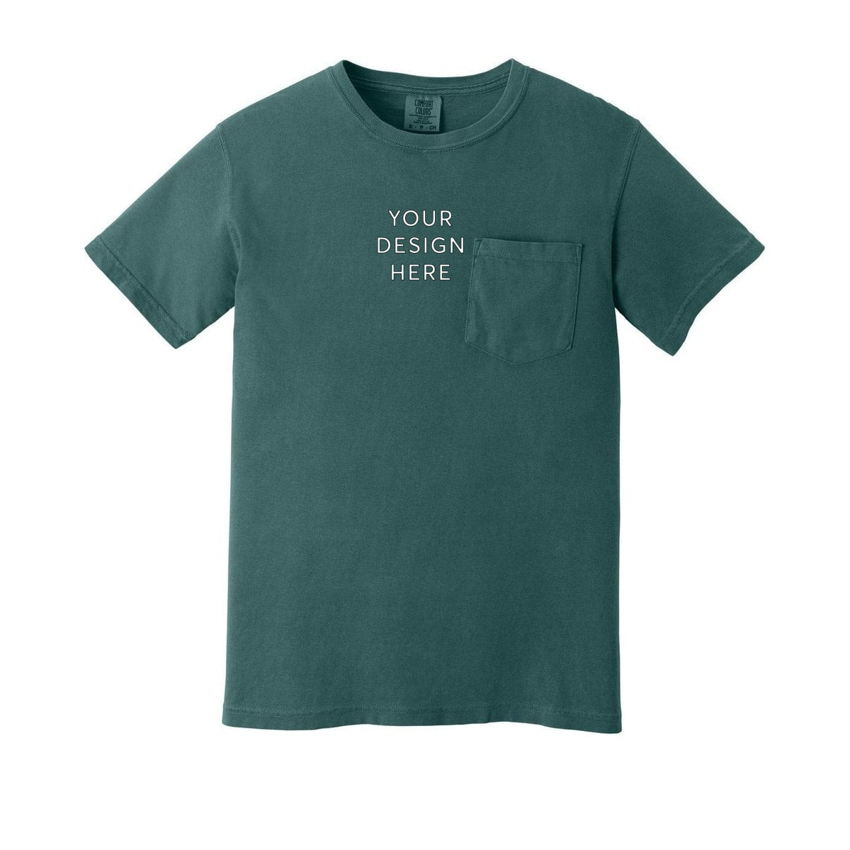 COMFORT COLORS Heavyweight Ring Spun Pocket Tee