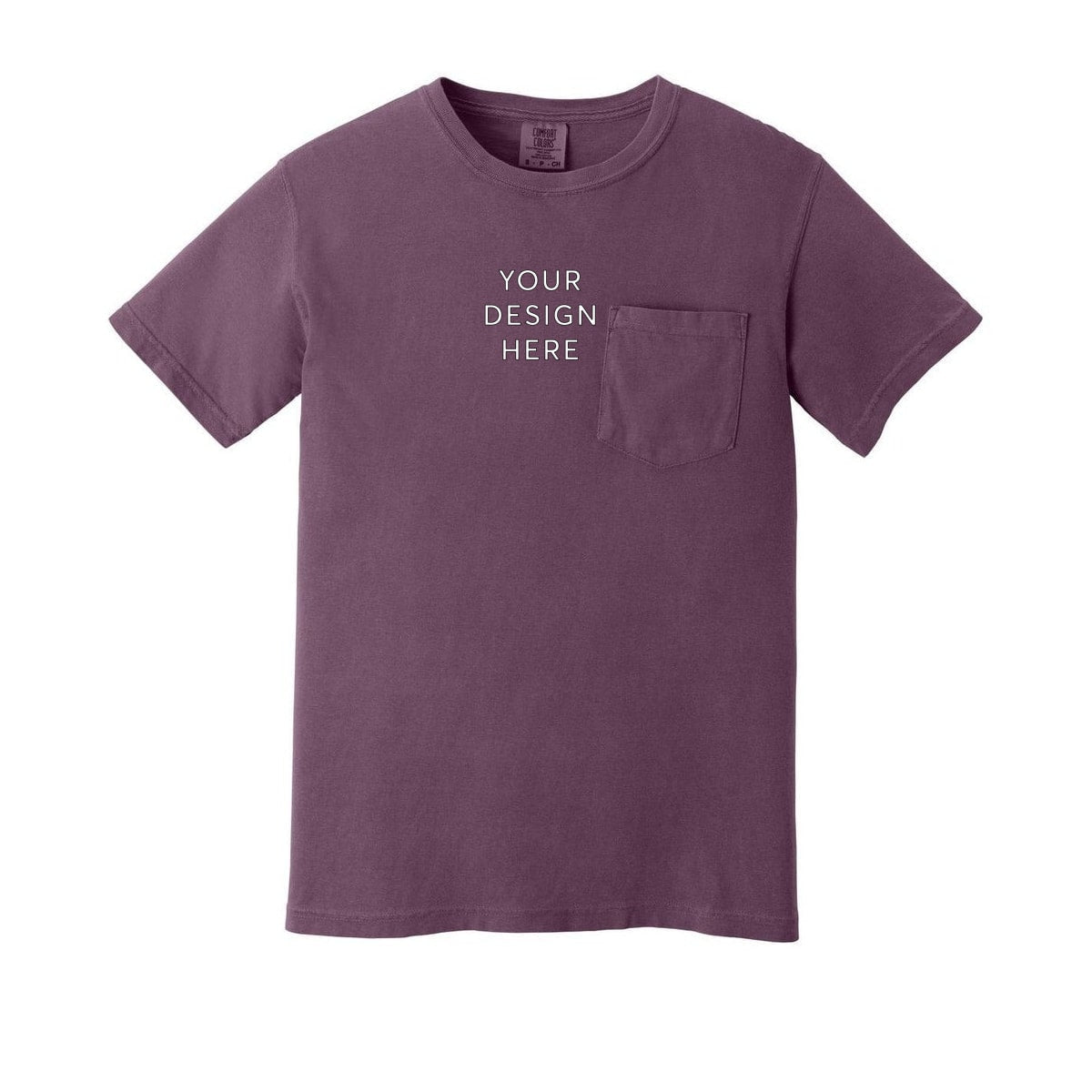 COMFORT COLORS Heavyweight Ring Spun Pocket Tee