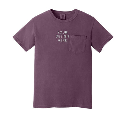 COMFORT COLORS Heavyweight Ring Spun Pocket Tee