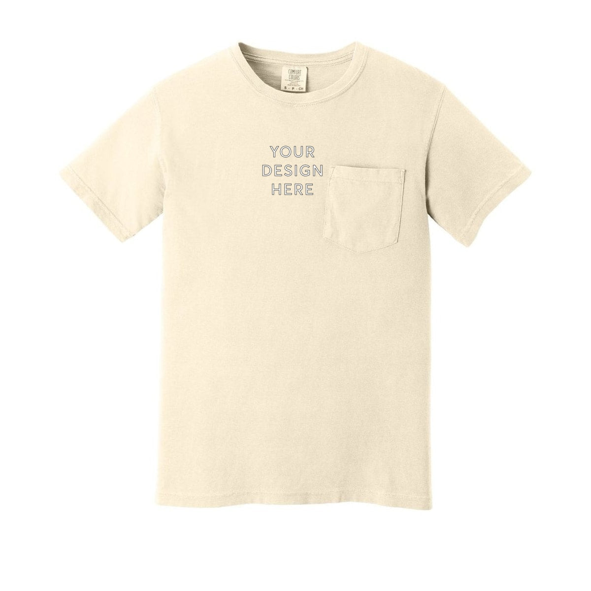 COMFORT COLORS Heavyweight Ring Spun Pocket Tee