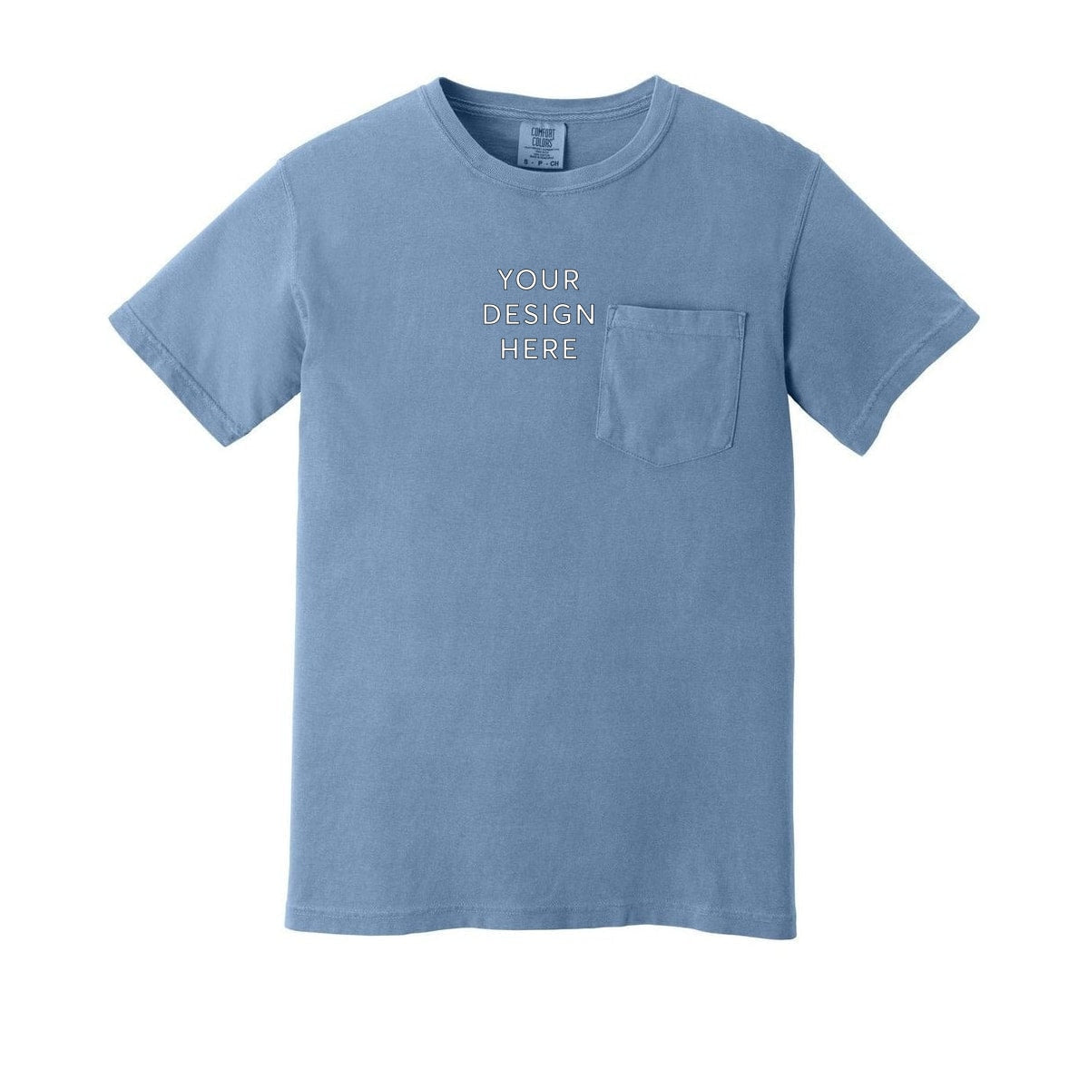 COMFORT COLORS Heavyweight Ring Spun Pocket Tee