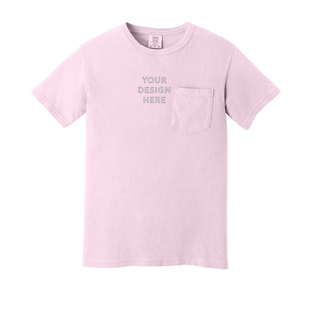 COMFORT COLORS Heavyweight Ring Spun Pocket Tee